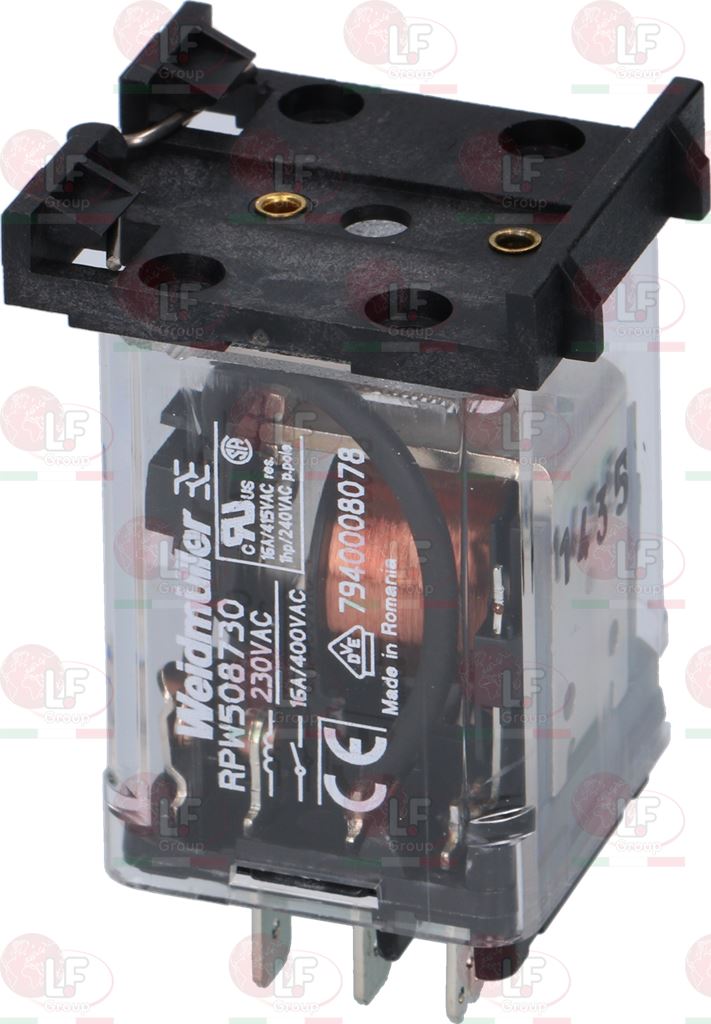 Relé 230V/16A, 50/60Hz