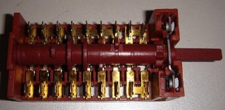 Prepínač funkcíí rúry BEKO, CMS 52320 DW, 7 polôh